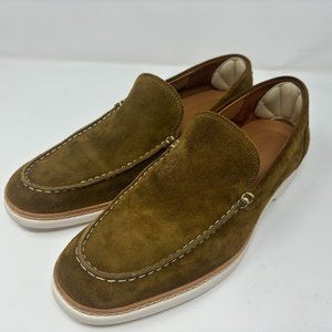 Allen Edmonds Wilder Brown/Tan Suede Men's Loafer Size 13D EUC